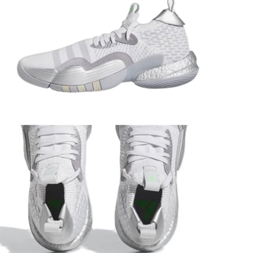 New Adidas Trae Young 2 Metaverse Grey Basketball Shoes - Size M11.5 / W12.5 NIB - Picture 2 of 4